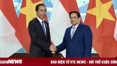 នាយករដ្ឋមន្ត្រី Pham Minh Chinh ទទួលជួបប្រធានាធិបតីឥណ្ឌូនេស៊ី Joko Widodo