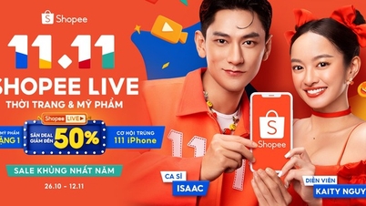 Shopee triển khai chương trình 11.11 thông qua chuỗi livestream