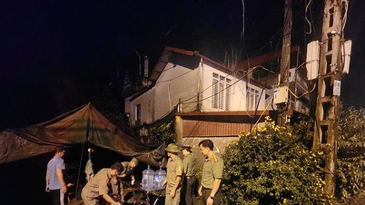 Công an quận Bắc Từ Liêm lập 14 chốt cảnh báo người dân không ra khu vực đê nguy hiểm