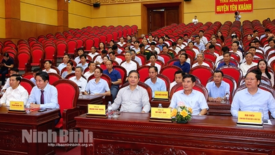 Huyện ủy Yên Khánh Thành ủy Ninh Bình tổng kết 10 năm thực hiện Nghị quyết số 29 NQ TW