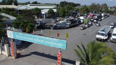Overload situation at vehicle inspection centers in Dong Nai recurs