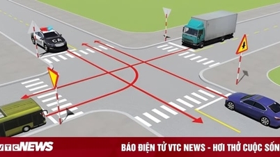 Theo quy tắc giao thông, thứ tự các xe đi thế nào?