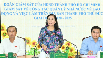 ប្រធានក្រុមប្រឹក្សាប្រជាជនទីក្រុងហូជីមិញ លោកស្រី Nguyen Thi Le៖ ដំណោះស្រាយគឺចាំបាច់ដើម្បីលើកទឹកចិត្ត និងគាំទ្រកម្មករឲ្យចូលរួមក្នុងការធានារ៉ាប់រងសង្គមដោយស្ម័គ្រចិត្ត។
