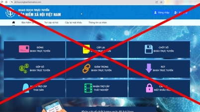 Xuất hiện web giả mạo Cổng dịch vụ công ngành BHXH Việt Nam