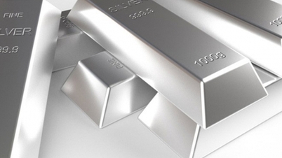 World silver increased slightly