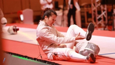 Unbelievable, Vietnamese female fencer dislocated knee still won SEA Games gold medal