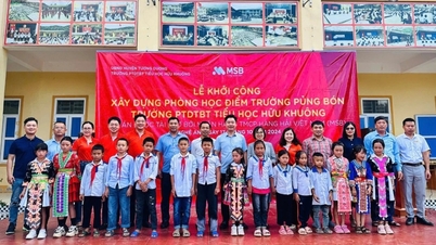 MSB ឧបត្ថម្ភការកសាងថ្នាក់រៀននៅសាលា Nghe An