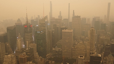Smoke hits US East Coast