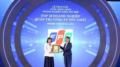 FPT ទទួលបានកិត្តិយសនៅក្នុងក្រុមហ៊ុនធំៗចំនួន 10 ដែលមានអភិបាលកិច្ចសាជីវកម្មល្អបំផុតក្នុងឆ្នាំ 2023