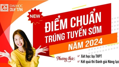 Điểm chuẩn trúng tuyển sớm vào ĐH Duy Tân đợt 1 năm 2024