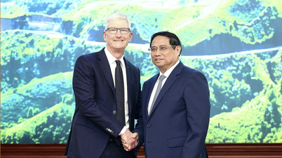 Thủ tướng đề nghị Apple xác định Việt Nam là cứ điểm tham gia chuỗi sản xuất toàn cầu