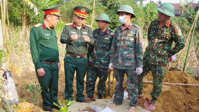 Phát hiện thêm hài cốt liệt sỹ trong vườn nhà dân ở Quảng Trị