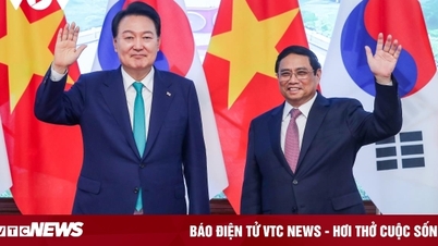 Prime Minister Pham Minh Chinh meets with President of the Republic of Korea Yoon Suk Yeol
