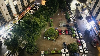 Lo sợ ngập lụt, người dân chung cư Thanh Hà ‘di tản’ ô tô ra khỏi hầm
