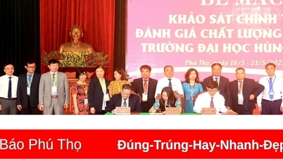 Bế mạc khảo sát đánh giá chất lượng giáo dục tại Trường Đại học Hùng Vương