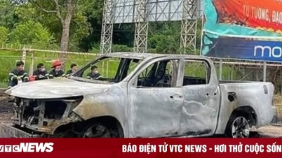 Xe bán tải cháy rụi khiến tài xế tử vong sau khi tông người phụ nữ: Do tự tử