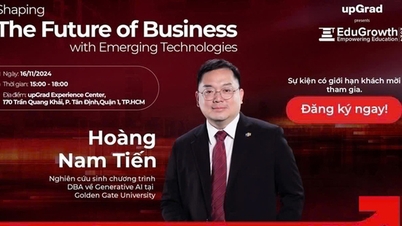 Ông Hoàng Nam Tiến học lên tiến sĩ về Generative AI