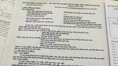 How did the high school graduation exam leak happen?