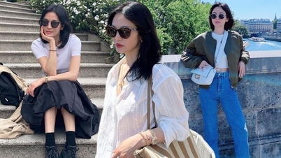 Song Hye Kyo ស្លៀកពាក់​យ៉ាង​ស្អាត​បែប​បស្ចិមប្រទេស​ជាមួយ​នឹង​ការ​រួម​បញ្ចូល​គ្នា​នូវ​សម្លៀកបំពាក់​សាមញ្ញ