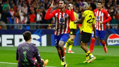 Atletico ទាញយកប្រយោជន៍ពី Dortmund ក្នុងការប្រកួត Champions League វគ្គ៨ក្រុមចុងក្រោយ