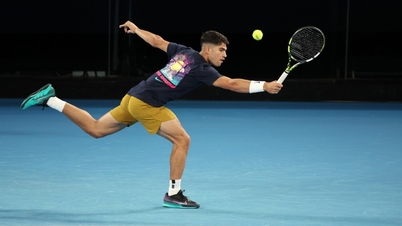Alcaraz អនុវត្តមុនការប្រកួត Australian Open ឆ្នាំ 2024 ប៉ុណ្ណោះ។