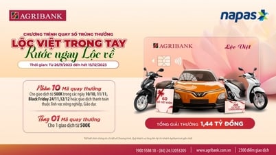 Napas hợp tác cùng Agribank triển khai chương trình ưu đãi kép cùng thẻ Lộc Việt