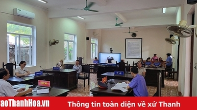 Tòa án Nhân dân huyện Ngọc Lặc cải cách tư pháp, nâng cao chất lượng xét xử