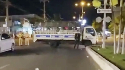 Police speak out about using specialized vehicles to block both ends of a restaurant