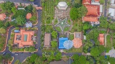 Primer plano del sitio de reliquias de Nguyen Sinh Sac en Dong Thap
