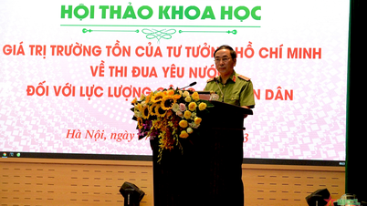 “Giá trị trường tồn của tư tưởng Hồ Chí Minh về thi đua yêu nước đối với lực lượng Công an nhân dân”