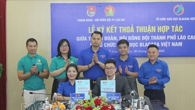 សម្ព័ន្ធយុវជនឡាវ Cai បានចុះហត្ថលេខាលើកិច្ចព្រមព្រៀងសហប្រតិបត្តិការជាមួយអង្គការអប់រំ Blacasa វៀតណាម
