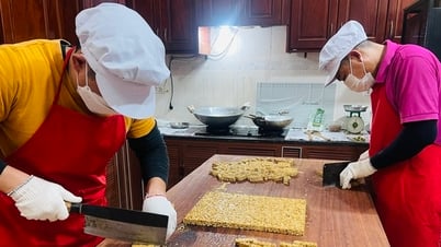 Cũng là kẹo lạc, Hà Tĩnh nổi tiếng Cu Đơ, Vĩnh Phúc nổi danh Cu Mót, cách làm có khác không?