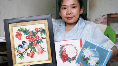 Người phụ nữ tý hon khởi nghiệp bằng tranh giấy xoắn