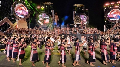 中部高地のザライでのゴング演奏がベトナム記録を樹立