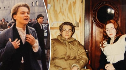 យុវជនរបស់ Leonardo DiCaprio នៅលើឈុត "Titanic"