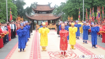 ទិវារំលឹកវិញ្ញាណក្ខន្ធបុព្វបុរសជាតិ Lac Long Quan នៅ Phu Tho
