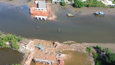 Cầu Văn Thánh giữa nội ô TP Phan Thiết mới đạt 51% tiến độ, lỡ hẹn về đích