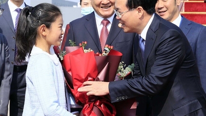 President Vo Van Thuong arrives in Beijing, begins program to attend BRF