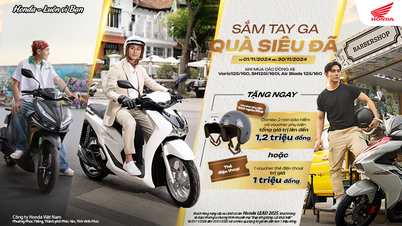 Honda Việt Nam mang đến Chương trình khuyến mại hấp dẫn dành riêng cho các dòng xe tay ga
