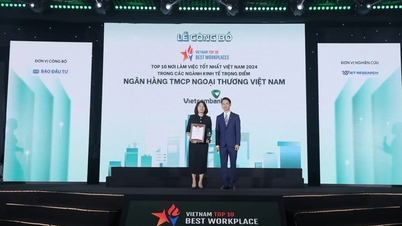 Vietcombank dẫn đầu danh sách bình chọn nhà tuyển dụng được ưa thích và nơi làm việc tốt nhất năm 2024