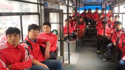Students of Hanoi University of Science and Technology get extra training points when taking the bus