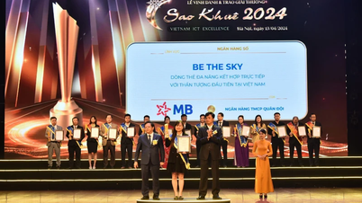 MB được vinh danh tại giải thưởng Sao Khuê 2024