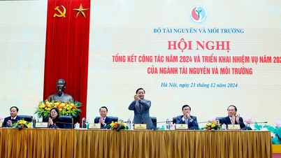 Phó Thủ tướng Trần Hồng Hà dự Hội nghị tổng kết năm 2024 và triển khai nhiệm vụ năm 2025 của Ngành Tài nguyên và Môi trường