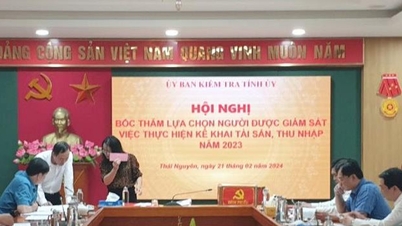 Thái Nguyên bốc thăm giám sát kê khai tài sản, thu nhập của 37 cán bộ
