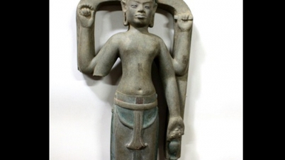 រូបសំណាក Avalokitesvara ដែលជាកំណប់ជាតិតែមួយគត់នៅ Bac Binh