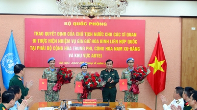 ក្រសួងការពារជាតិផ្តល់សេចក្តីសម្រេចដល់មន្រ្តីអនុវត្តបេសកកម្មរក្សាសន្តិភាពរបស់អង្គការសហប្រជាជាតិ