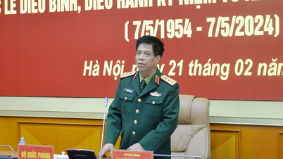 ដាក់ពង្រាយភារកិច្ចដង្ហែក្បួន និងដង្ហែក្នុងពិធីរំលឹកខួបលើកទី 70 នៃជ័យជំនះ Dien Bien Phu