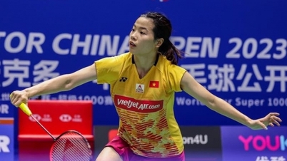 កីឡាករវាយកូនបាល់ Nguyen Thuy Linh បានឈ្នះការប្រកួតបើកឆាកនៃការប្រកួតវាយសីរបស់ Denmark Open។