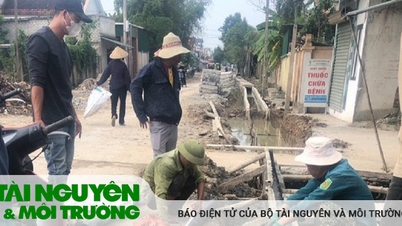 Đã sửa chữa hệ thống nước cho người dân