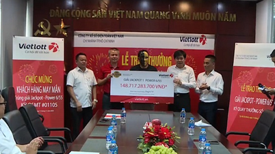 Mit dem Kauf eines Vietlott-Lottoscheins für nur 20.000 VND gewann eine Person in Ho-Chi-Minh-Stadt fast 149 Milliarden VND
